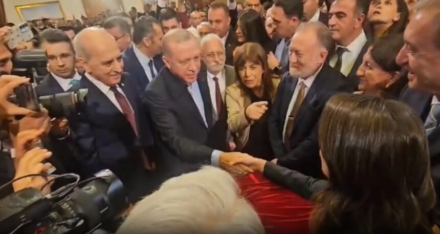 Erdoğan’dan DEM’li Hatimoğulları’na: Kusura bakmayın