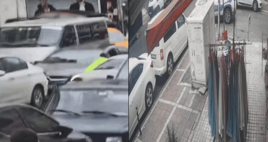 Esenyurt’ta kaçan şüpheliyi durdurmak isteyen polis metrelerce sürüklendi