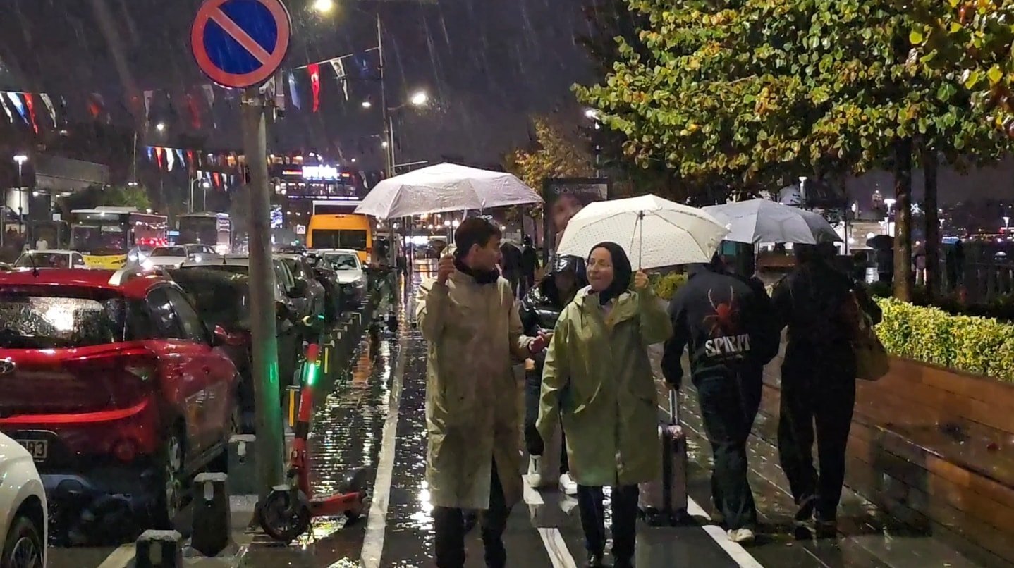 İstanbul'da sağanak akşam saatlerinde etkili oldu
