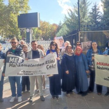 Mülakat mağdurları MEB önünden Bakan Tekin’e seslendi