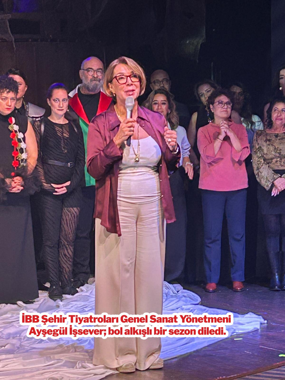 Sahnede Gazze isyanı