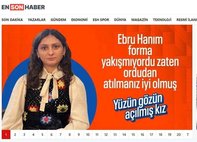 Teğmen Ebru Eroğlu'na bu nefret niye? İktidar medyasından çirkin sözler
