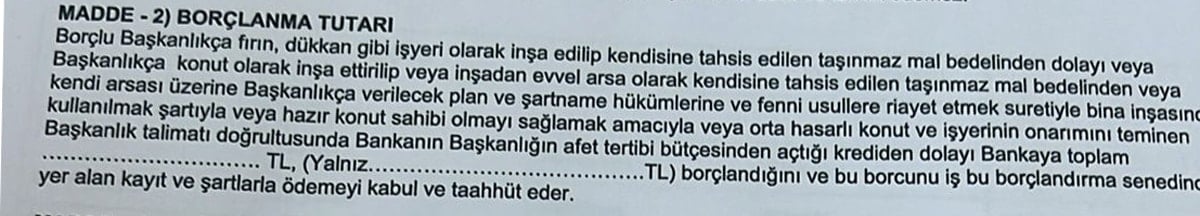 Anahtar yok, borç muamma