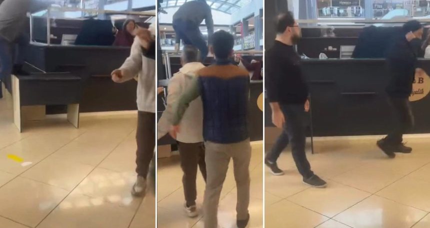 AVM’de stant kavgasına biber gazlı müdahale