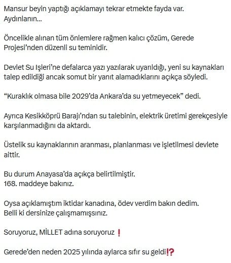 CHP Genel Başkan Yardımcısı Gökan Zeybek'ten AKP'li Hasan Basri Yalçın'a yanıt