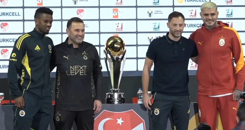 Dev final öncesi ortak toplantı! Damga vuran fotoğraf