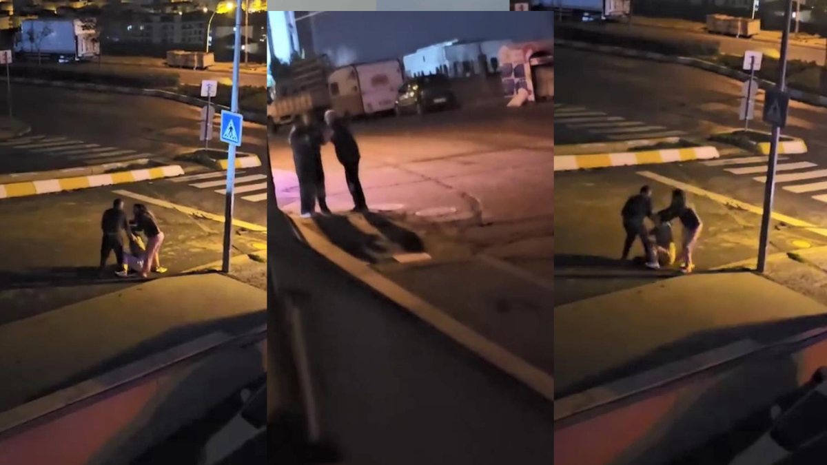 Kaldırımda oturan 2 kadını sokak ortasında tekme tokat dövdü 1 Kaldırımda oturan 2 kadını sokak ortasında tekme tokat dövdü