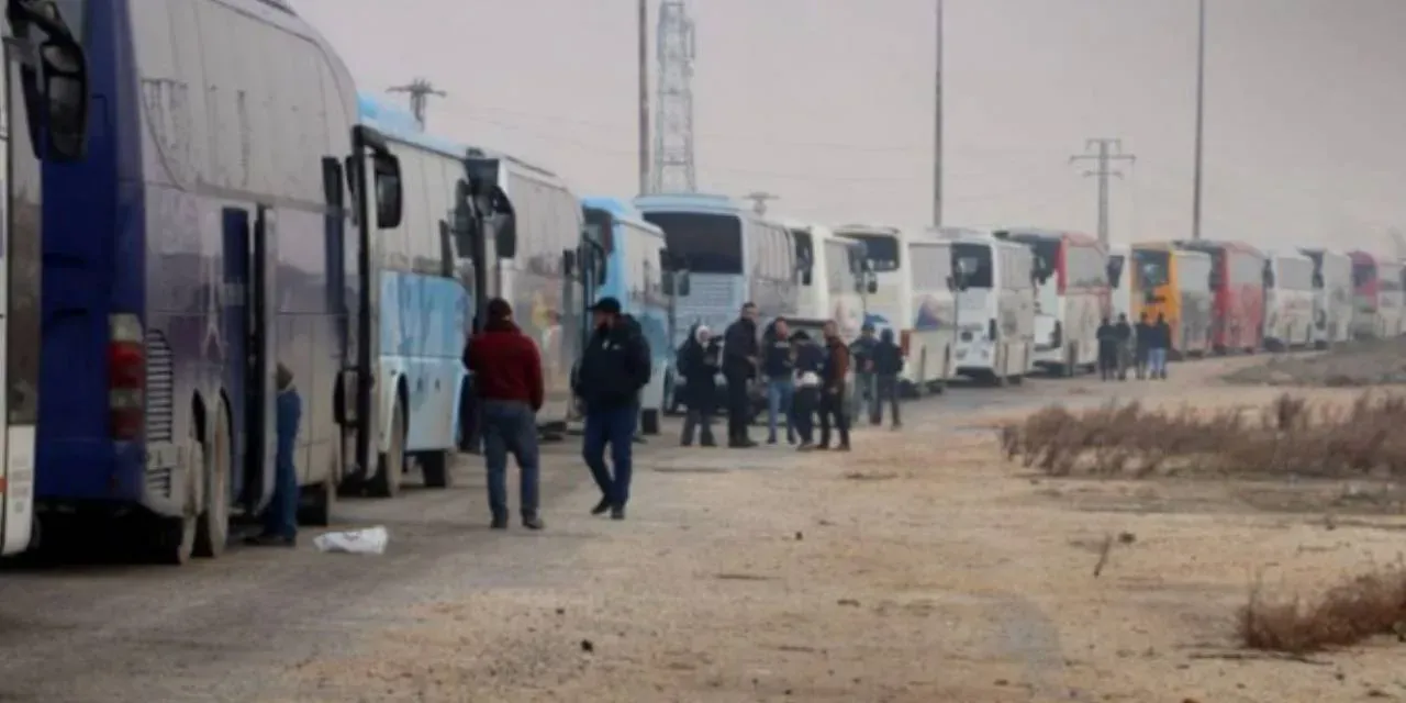 SDG'liler bu otobüslerle tahliye edilecek 2 SDG'liler bu otobüslerle tahliye edilecek